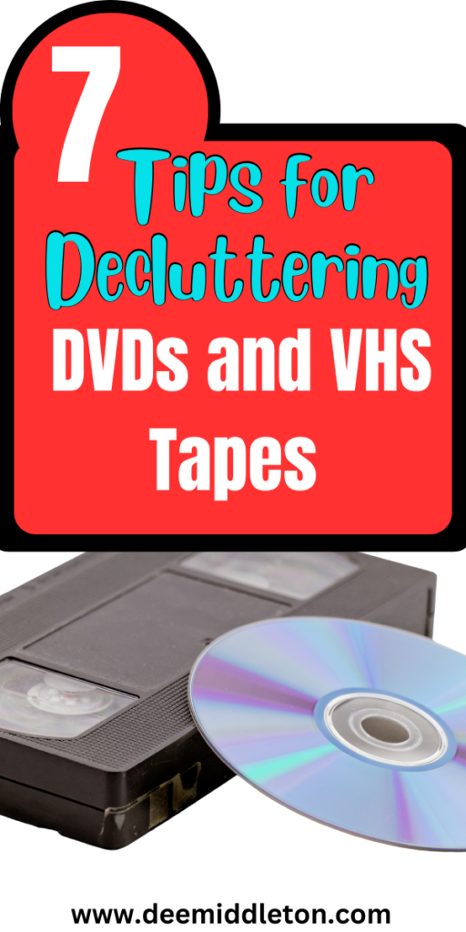 7 Tips for Decluttering DVDs and VHS Tapes