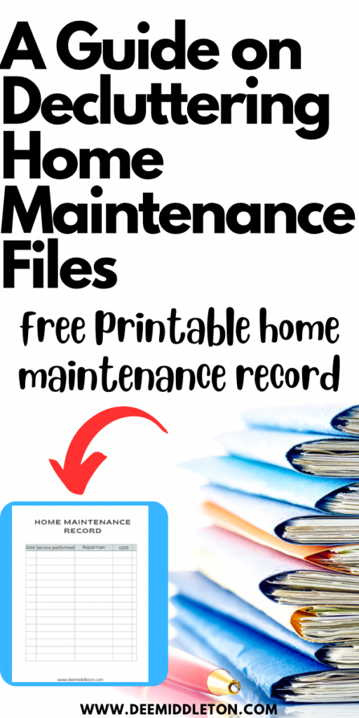 A Guide on Decluttering Home Maintenance Files