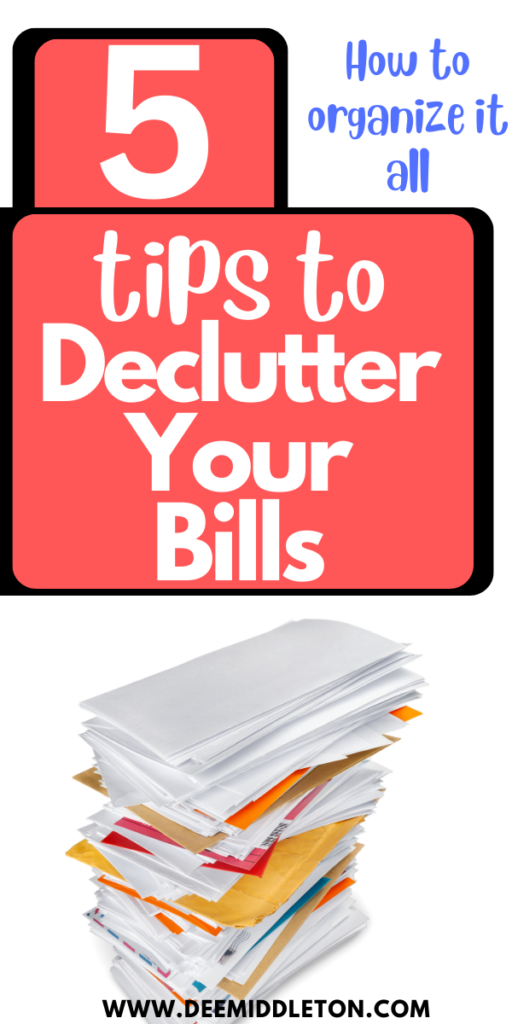 Declutter Your Bills