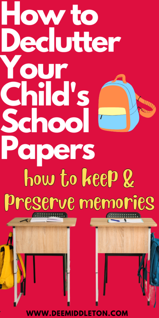 How to Declutter Your Child's School Papers
