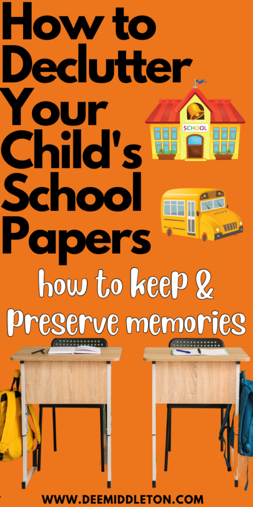 How to Declutter Your Child's School Papers