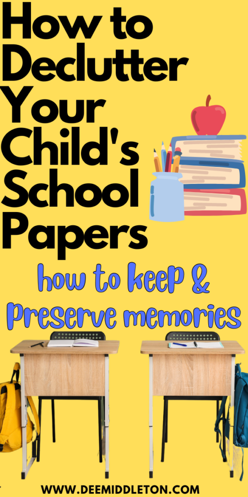 How to Declutter Your Child's School Papers