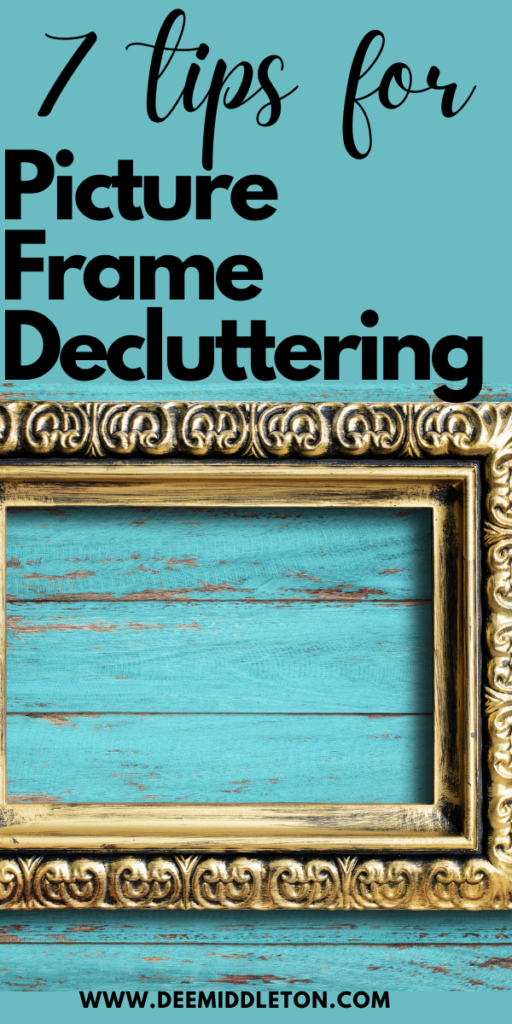 Picture Frame Decluttering: Preserving Memories with a Minimalist Touch