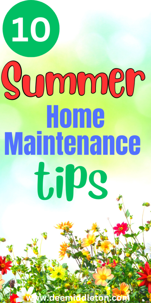 10 Summer Home Maintenance Tips