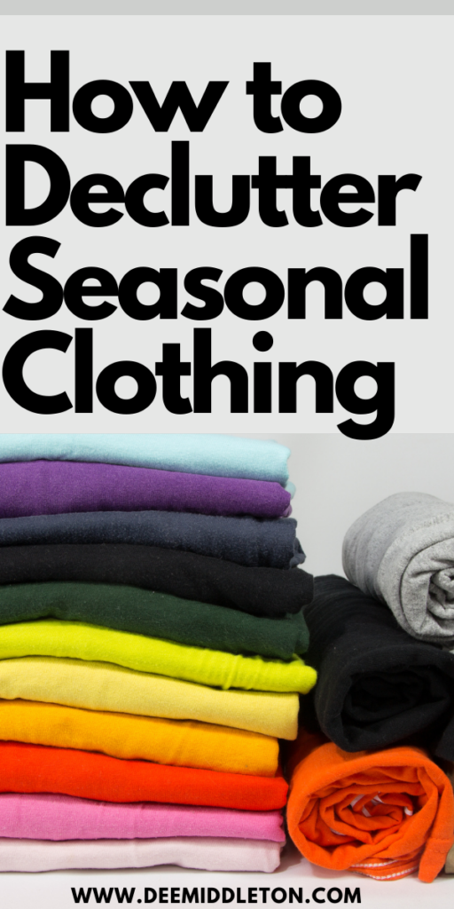 How to Declutter Seasonal Clothing