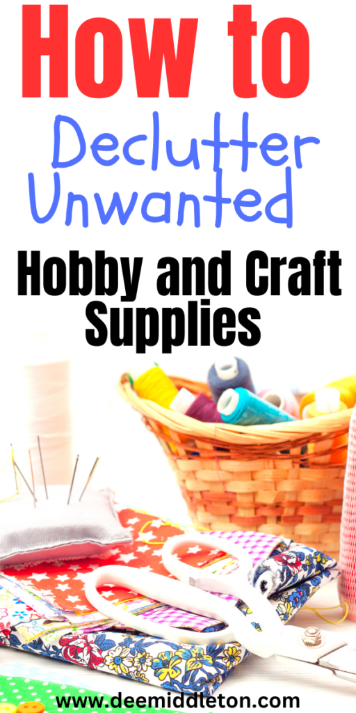How to Declutter Unwanted Hobby and Craft Supplies - Deep Clean ChecklistCraft Room Organization StorageHobby OrganizationHousekeeping SchedulePrintable Calendar PagesDeep Cleaning ChecklistHousekeeping TipsDaily EncouragementOrganize Declutter