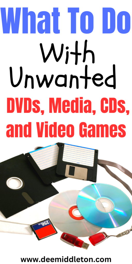 What To Do With Unwanted DVDs, Media, CDs, and Video Games