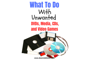 What To Do With Unwanted DVDs, Media, CDs, and Video Games