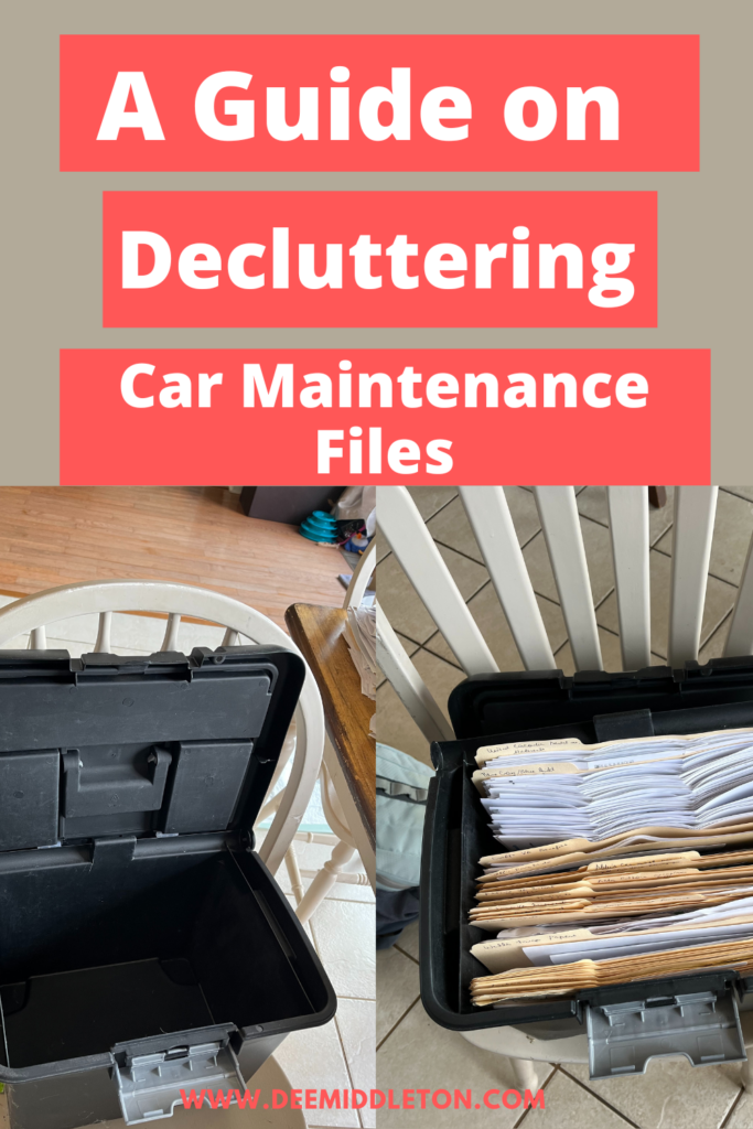 Decluttering Car Maintenance Files for Easy Management