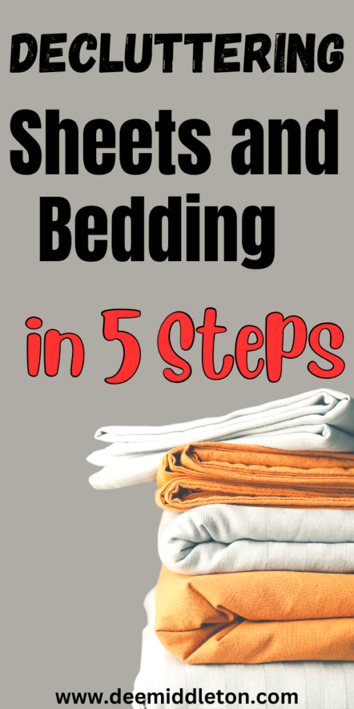 Decluttering Sheets and Bedding in 5 Steps