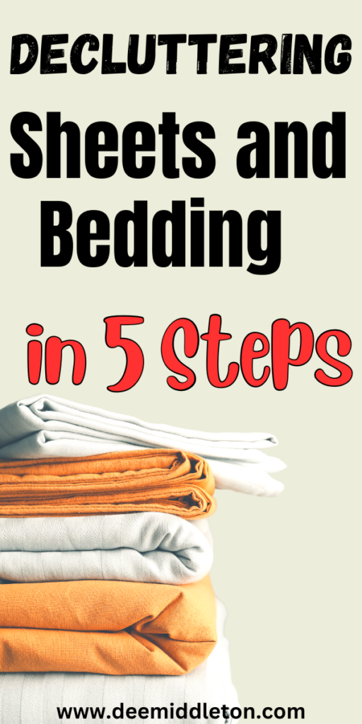 Decluttering Sheets and Bedding in 5 Steps