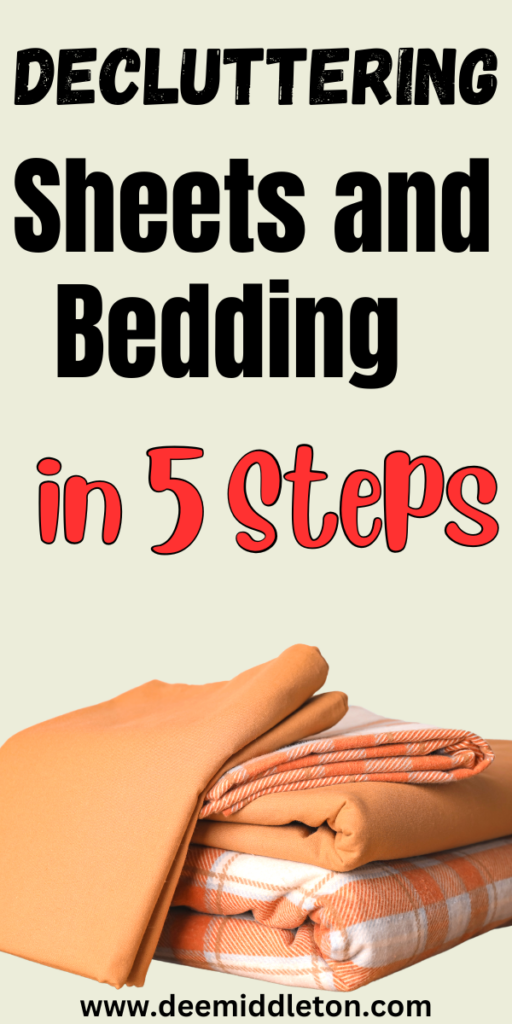 Decluttering Sheets and Bedding in 5 Steps