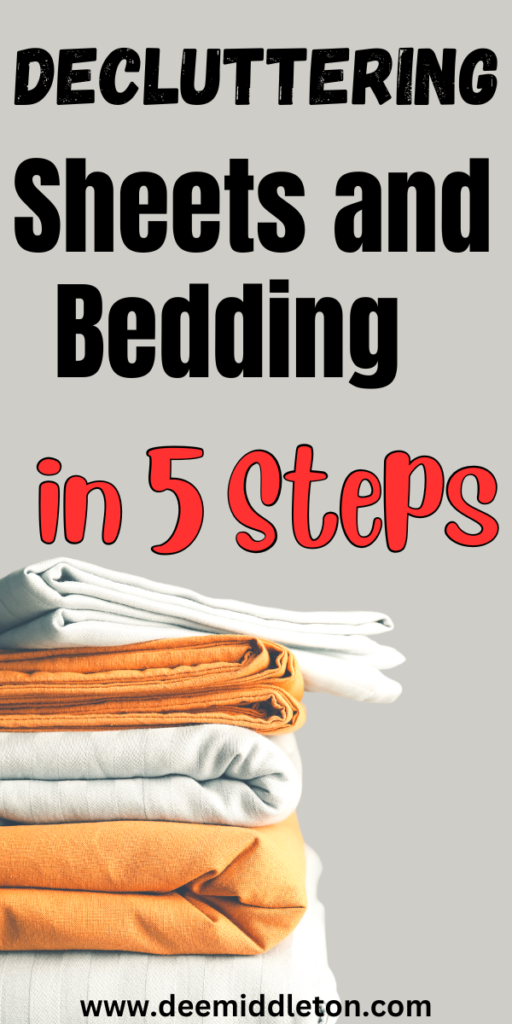 Decluttering Sheets and Bedding in 5 Steps