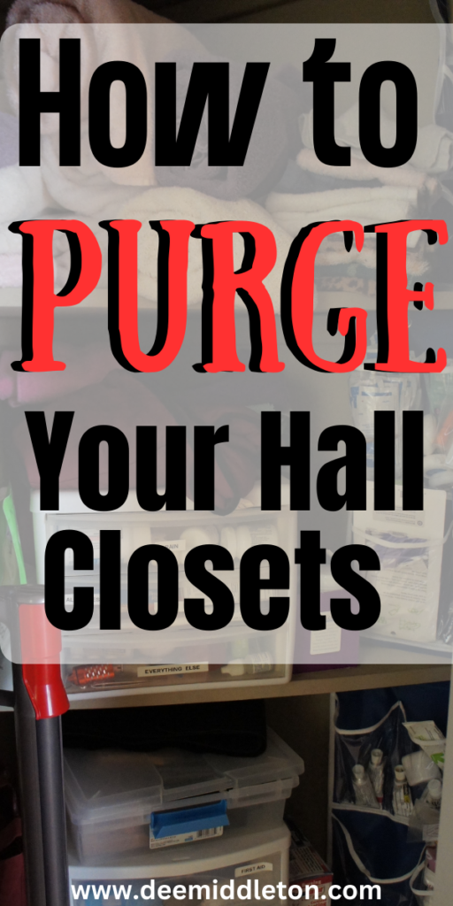 How to Purge Your Hall Closets