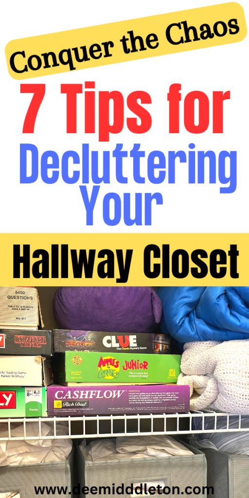 Conquer the Chaos: 7 Tips for Decluttering Your Hallway Closet