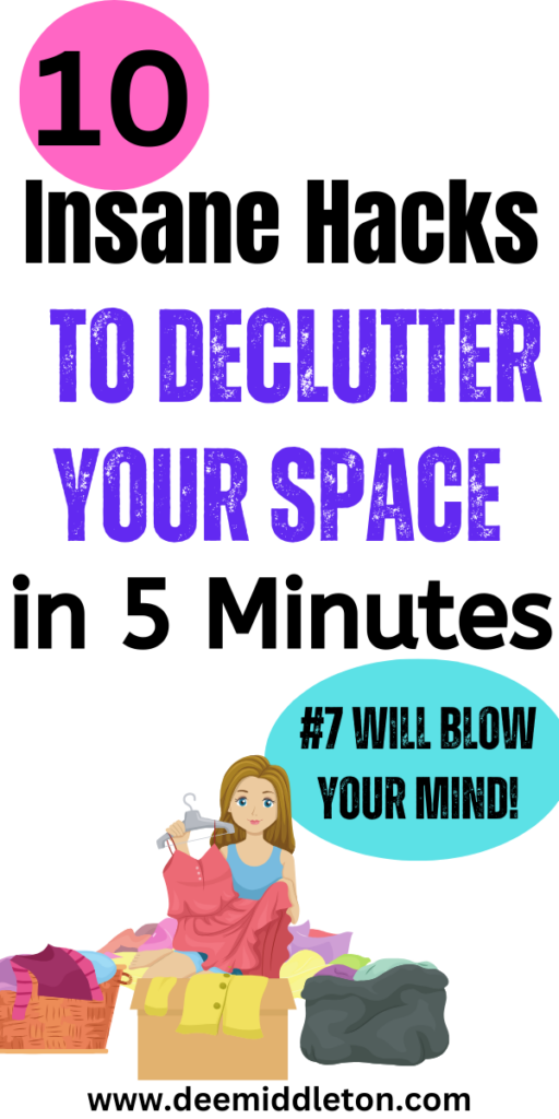 10 Insane Hacks to Declutter Your Space in 5 Minutes – #7 Will Blow Your Mind!