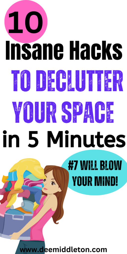 10 Insane Hacks to Declutter Your Space in 5 Minutes – #7 Will Blow Your Mind!