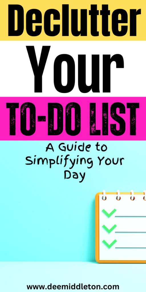 Declutter Your To-Do List