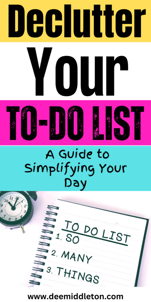 Declutter Your To-Do List