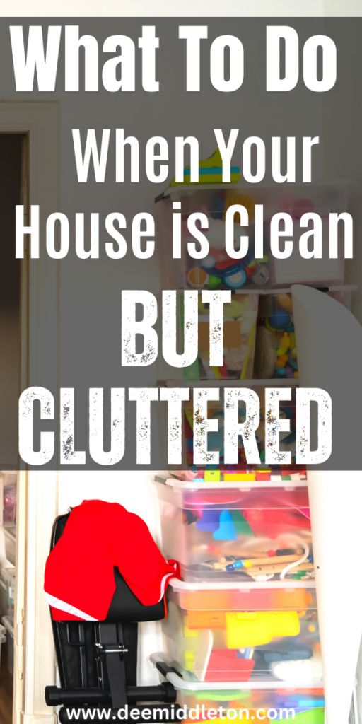 What To Do When Your House is Clean But Cluttered - Unorganized RoomBookshelf OrganizationClean SpaceClosest StorageCluttered RoomMessy RoomBed With DrawersSmall OrganizationOpen Storage