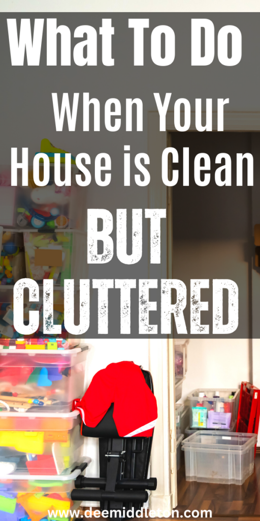 What To Do When Your House is Clean But Cluttered - Unorganized RoomBookshelf OrganizationClean SpaceClosest StorageCluttered RoomMessy RoomBed With DrawersSmall OrganizationOpen Storage