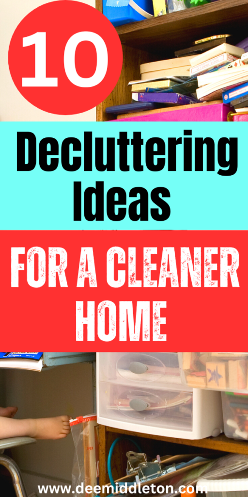 10 Decluttering Ideas for a Cleaner Home - Things To DeclutterHow To Be More OrganizedDeclutter ChecklistDeclutter ChallengeBe More OrganizedDeclutter HomeOrganization And CleaningDecluttering IdeasHouse Cleaning Checklist