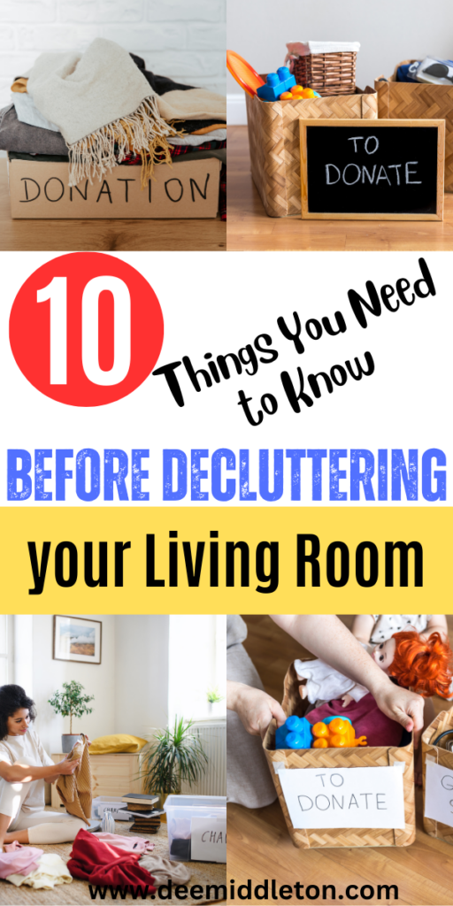 10 Things You Need to Know Before Decluttering your Living Room