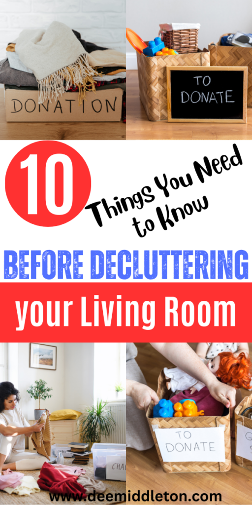 10 Things You Need to Know Before Decluttering your Living Room