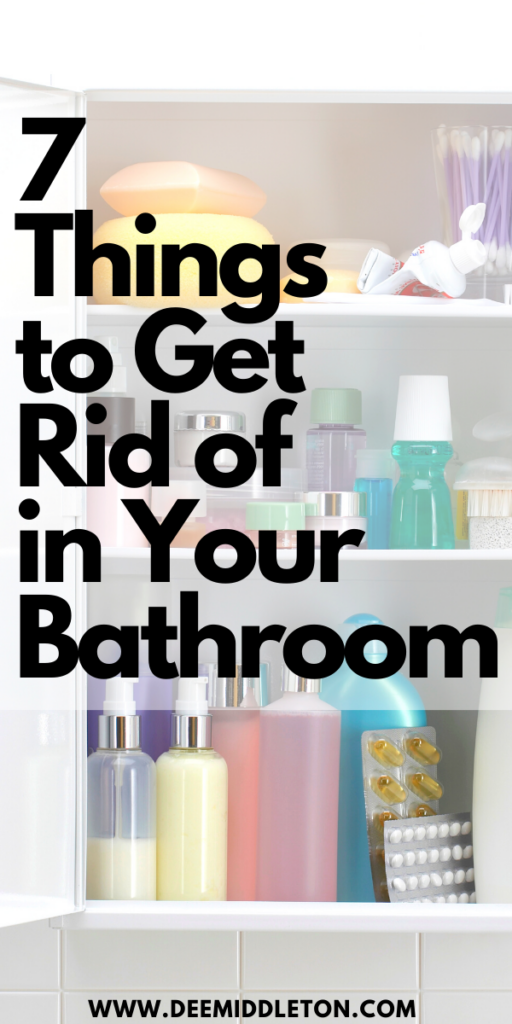 7 Things to Get Rid of in Your Bathroom - Easy Storage IdeasDiy Space SavingBathroom Storage HacksDecor MakeoverSpace Saving HacksDiy Bathroom StorageDiy SpaceDeep Cleaning TipsSaving Hacks