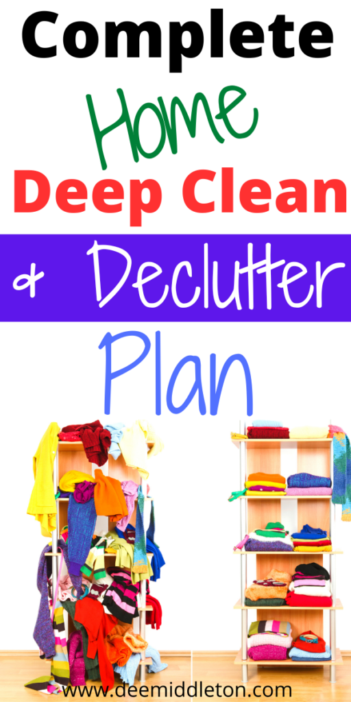 Complete Home Deep Clean and Declutter Plan - How To Clean House Like A ProNew House CleaningHow To Clean Like A ProfessionalClean Like A ProfessionalProfessional Cleaning TipsProfessional House Cleaning ChecklistSpring Cleaning ChallengeProfessional House CleaningDeep Cleaning Checklist