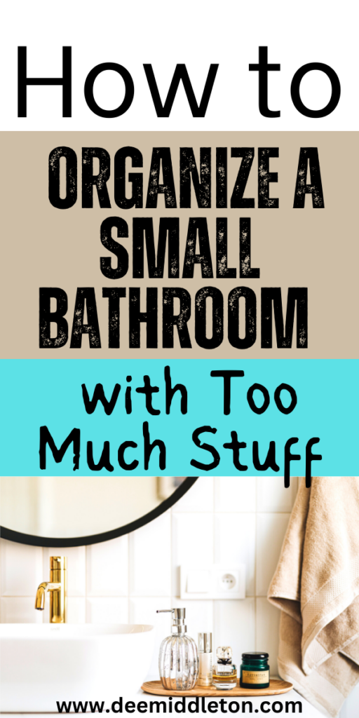 How to Organize a Small Bathroom with Too Much Stuff - Easy Storage IdeasDiy Space SavingBathroom Storage HacksSpace Saving HacksDecor MakeoverDiy Bathroom StorageDiy SpaceDeep Cleaning TipsSaving Hacks