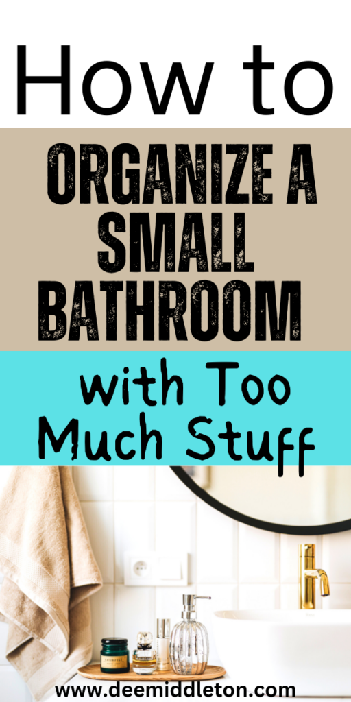 How to Organize a Small Bathroom with Too Much Stuff - Easy Storage IdeasDiy Space SavingBathroom Storage HacksSpace Saving HacksDecor MakeoverDiy Bathroom StorageDiy SpaceDeep Cleaning TipsSaving Hacks