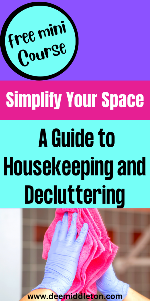 using decluttering checklists
