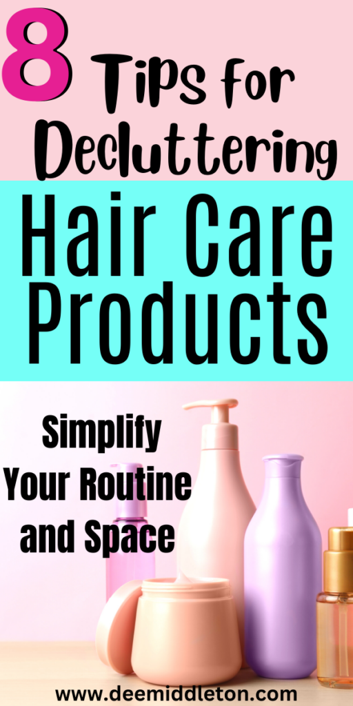 Tips for Decluttering Hair Care Products: Simplify Your Routine and Space - declutter bathroom, declutter hair careBathroom DeclutterDeclutter BathroomBathroom PlanningThings To DeclutterBathroom ClutterLayout BathroomBathroom ToiletriesDeclutter ChecklistBathroom Printables