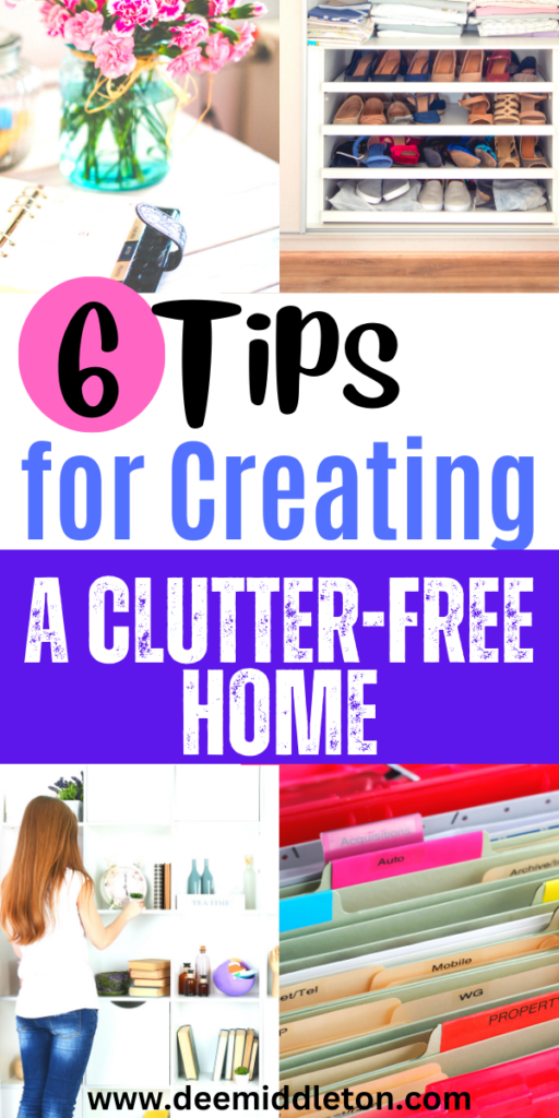 6 Tips for Creating a Clutter-Free Home - 2026 Declutter ListTo Do List For HomeEliminate ClutterDecluttering Room By RoomDeclutter StorageDeclutter ListsDeclutter Room By RoomHow To Organize ClutterOrganization Lists Printables