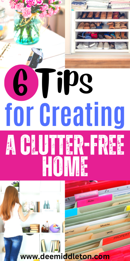 6 Tips for Creating a Clutter-Free Home - 2026 Declutter ListTo Do List For HomeEliminate ClutterDecluttering Room By RoomDeclutter StorageDeclutter ListsDeclutter Room By RoomHow To Organize ClutterOrganization Lists Printables