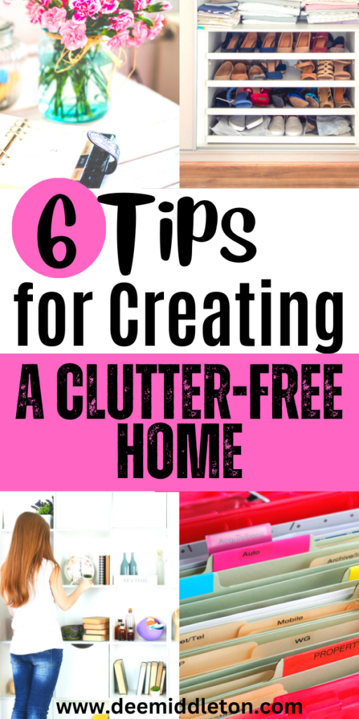 6 Tips for Creating a Clutter-Free Home - 2026 Declutter ListTo Do List For HomeEliminate ClutterDecluttering Room By RoomDeclutter StorageDeclutter ListsDeclutter Room By RoomHow To Organize ClutterOrganization Lists Printables