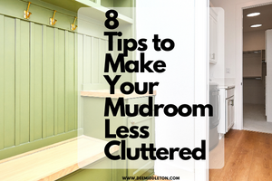 8 Tips to Make Your Mudroom Less Cluttered- Dejunk Your HouseHow To Clean And Organize A Messy HouseClean Messy HouseClean ClutterMinimalism ChallengeTidy HouseMessy HouseDeclutter HomeDiy Cleaning Solution