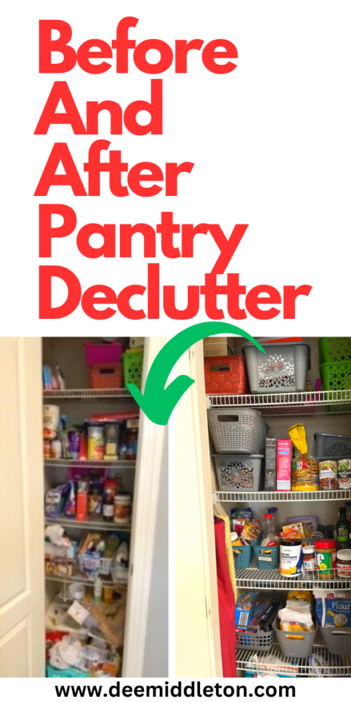 Before And After Pantry Declutter