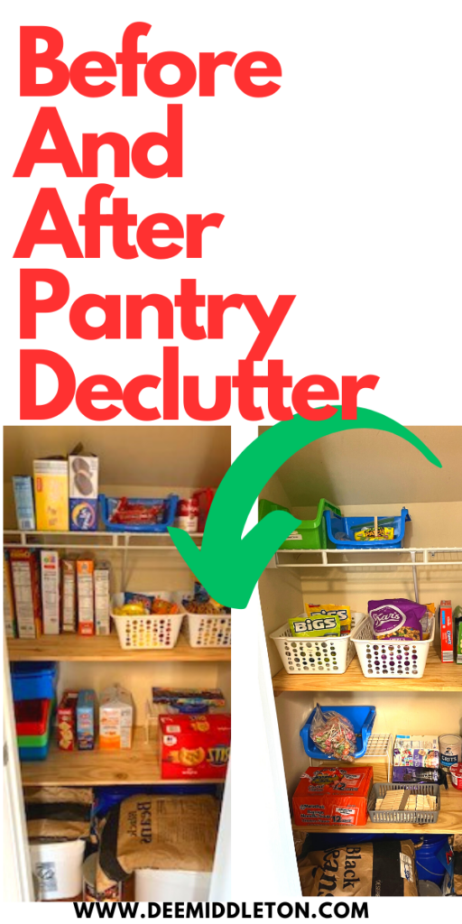 Before And After Pantry Declutter