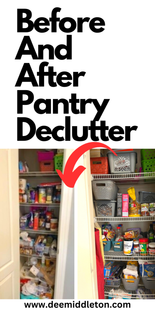 Before And After Pantry Declutter