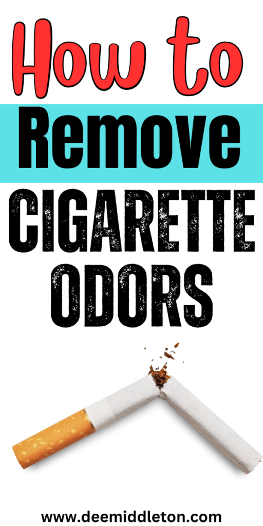 Removing cigarette odors
