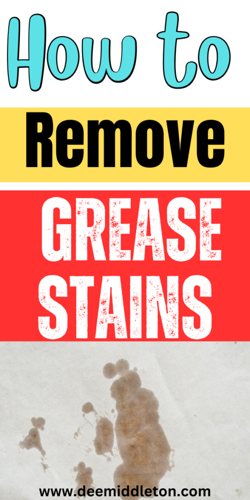How to Remove Grease Stains
