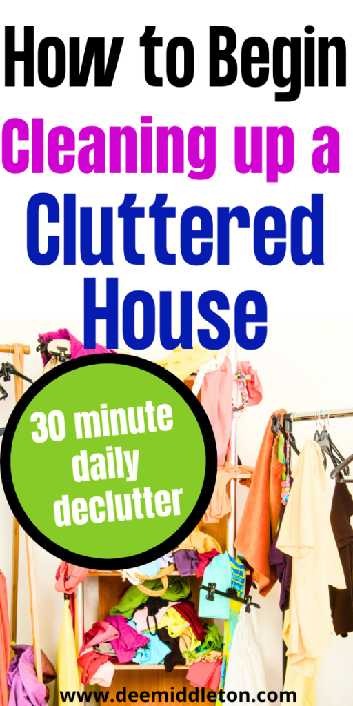 30 Day Decluttering Your Home Challenge - 30 days organization challenge, 1 month declutter challenge, declutter your home in 30 days, hoarder help, easy cleaning solutions, cluttered house