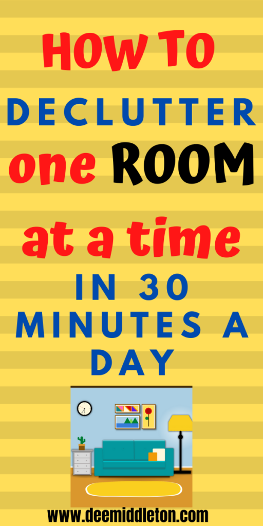 Declutter a Room in 30 minutes a Day - apartment closet organization, diy organizer, clutter organization, keeping house clean, declutter help, home cleaning remedies, declutter checklist