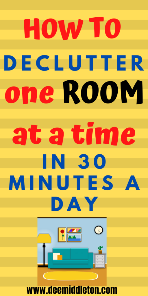 Declutter a Room in 30 minutes a Day - apartment closet organization, diy organizer, clutter organization, keeping house clean, declutter help, home cleaning remedies, declutter checklist