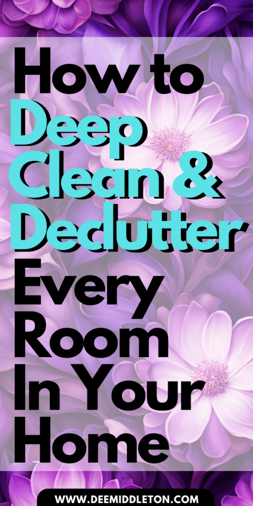 How to Declutter Your House and Keep it Organized - declutter in a weekend, bedroom organization closet, declutter your home in 30 days, bedroom declutter challenge, declutter house checklist, tips for decluttering home