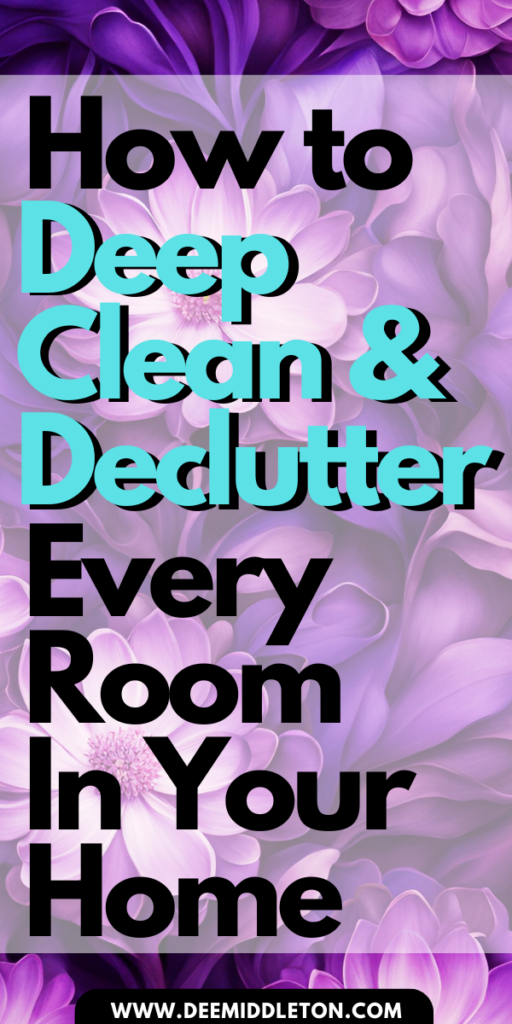 How to Declutter Your House and Keep it Organized - declutter in a weekend, bedroom organization closet, declutter your home in 30 days, bedroom declutter challenge, declutter house checklist, tips for decluttering home