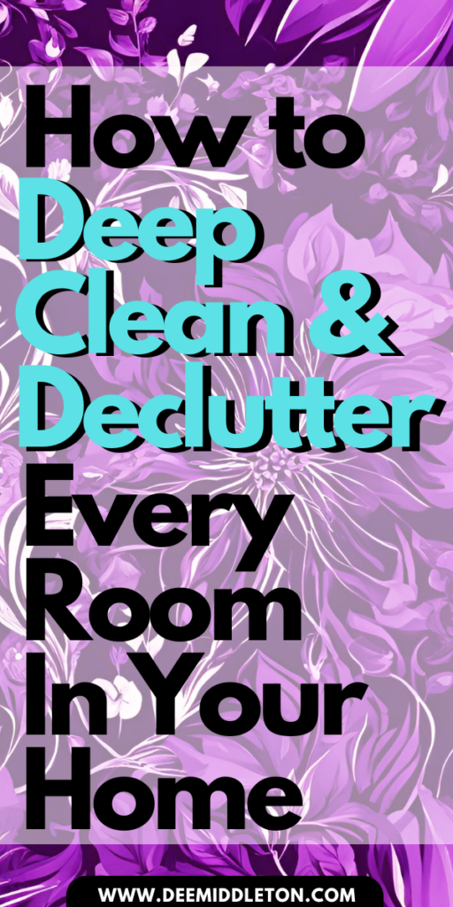 How to Declutter Your House and Keep it Organized - declutter in a weekend, bedroom organization closet, declutter your home in 30 days, bedroom declutter challenge, declutter house checklist, tips for decluttering home