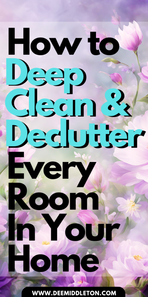 How to Declutter Your House and Keep it Organized - declutter in a weekend, bedroom organization closet, declutter your home in 30 days, bedroom declutter challenge, declutter house checklist, tips for decluttering home